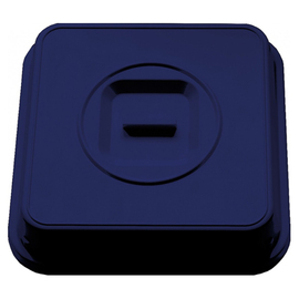 Cloche EURO PBT blau passend für Quadratteller Restaurant halbtief 20x20cm L 207 mm B 207 mm H 45 mm Produktbild