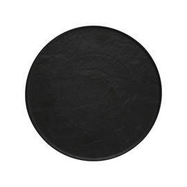 Teller NATURE DARK Porzellan schwarz flach Ø 295 mm Produktbild