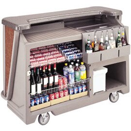 Mobile Getränkebar BAR650 braun  L 1715 mm 78,5 kg Produktbild