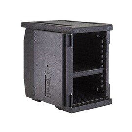 Transportbehälter EPP400 86 ltr schwarz  • isoliert  | 645 mm  x 440 mm  H 630 mm Produktbild 1 S