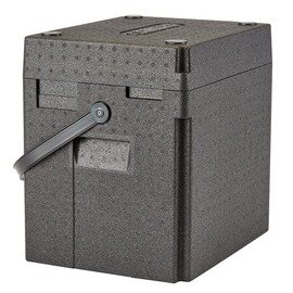 Getränkebox EPPBEVBKST schwarz  • isoliert | Tragriemen schwarz 35 ltr  | 420 mm  x 335 mm  H 420 mm Produktbild