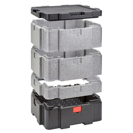 Multi-Funktions-Box Cam GoBox® | EPP schwarz grau | 641 mm x 641 mm H 754 mm Produktbild 1 S