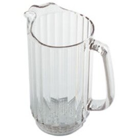 Polycarbonat-Krug Kunststoff Polycarbonat transparent mit Relief 950 ml H 170 mm Produktbild