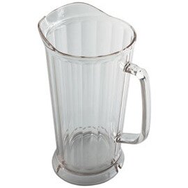 Polycarbonat-Krug Kunststoff Polycarbonat transparent mit Relief 1900 ml H 235 mm Produktbild