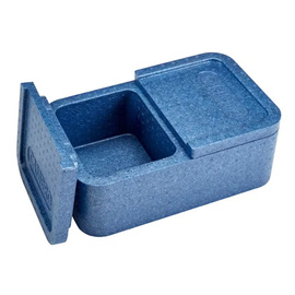 Lunchbox | 2 Fächer | EPP blau Produktbild