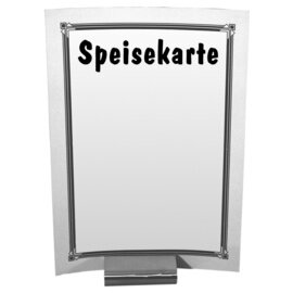 Kartenhalter • Edelstahl L 80 mm x 75 mm H 22 mm Produktbild