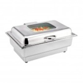 Elektro Chafing Dish GN 1/1 Scharnierdeckel Sichtfenster 230 Volt 1000 Watt  L 560 mm  H 345 mm Produktbild