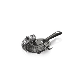 Barsieb Edelstahl schwarz | Spiralfeder Ø 80 mm L 150 mm Produktbild