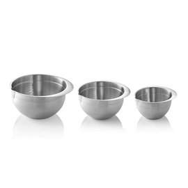 Rührschüssel Set Edelstahl 3-teilig mit Skalierung Produktbild
