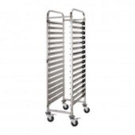 GN Regalwagen Gastronorm  | passend für 6 Behälter / 12 Tabletts Produktbild