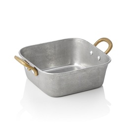 Servierpfanne STEEL & STYLE VINTAGE | Edelstahl | 140 mm x 140 mm H 50 mm Produktbild