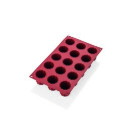 Backform  • rund | 15 Mulden | Muldenmaß Ø 45 x 45 mm  L 300 mm  B 175 mm Produktbild