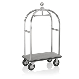Gepäckwagen silberfarben matt Produktbild