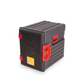 GN Thermotransportbehälter dunkelgrau | Fronttür fest | 12 Einschübe  | 640 mm  x 440 mm  H 610 mm Produktbild