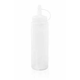 Quetschflasche 230 ml Kunststoff Schraubdeckel | Verschlusskappe Ø 49 mm Produktbild