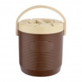 Thermospeisetransportbehälter braun beige 17 ltr  Ø 300 mm  H 460 mm Produktbild
