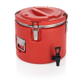 Thermotransportbehälter rot 15 ltr Ø 340 mm  H 290 mm Produktbild