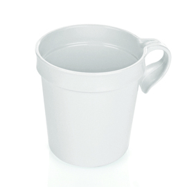 Kaffeebecher 30 cl Polypropylen weiß Ø 80 mm  H 85 mm Produktbild
