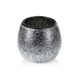 Teelichthalter Frosted Olive Glas Ø 95 mm H 90 mm Produktbild