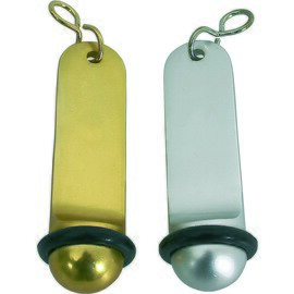 Schlüsselanhänger Aluminium goldfarben  L 110 mm Produktbild