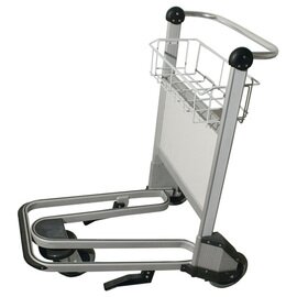 Airport Trolley Aluminium | Rollen-Ø 180 mm  H 1040 mm Produktbild