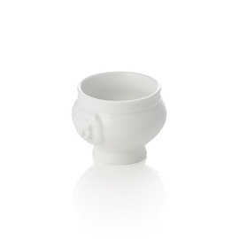 Mini-Schälchen Porzellan | weiß | 50 ml Löwenkopf Ø 50 mm H 45 mm Produktbild