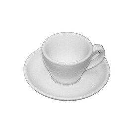 Espresso-doppio-Tasse 180 ml ITALIA Porzellan weiß Produktbild