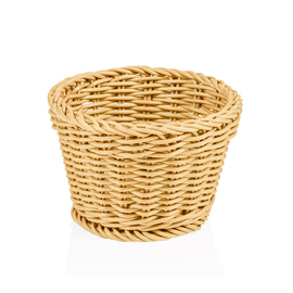Tischkorb PP beige rund Ø 130 mm H 100 mm Produktbild