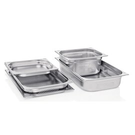 Gastronormbehälter GN 2/3  x 65 mm GN 72 gelocht Edelstahl Produktbild