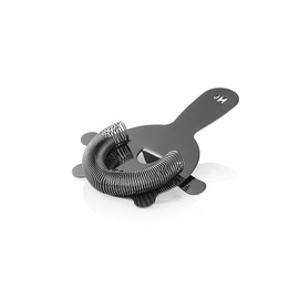 Barsieb NOCTURN Edelstahl gun metal Ø 80 mm | Spiralfeder | 4 Zinken Produktbild