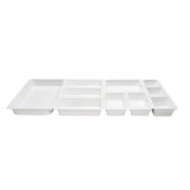 Gastronormbehälter GN 1/4  x 100 mm TOP-LINE Kunststoff weiß Produktbild