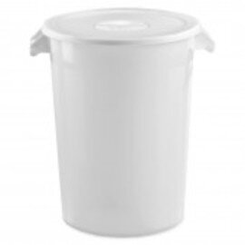 Zutatenbehälter | Lagerbehälter weiß 670  Ø 515 mm  H 670 mm Produktbild