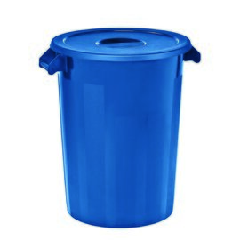 Zutatenbehälter | Lagerbehälter blau 670  Ø 515 mm  H 670 mm Produktbild