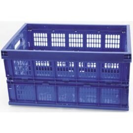 Transportkasten|Lagerkasten  • blau  • perforiert  • klappbar | 530 mm  x 360 mm  H 270 mm Produktbild
