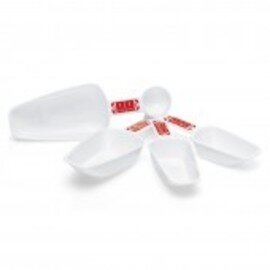 Mess-Schaufel-Set aus Kunststoff, 4-teilig, Kapazitäten: 12,5 - 60 ml / 2,5 - 80 ml / 5 - 120 ml / 15 - 235 ml Produktbild