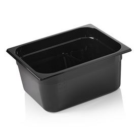 Gastronorm Behälter GN 1/2 | GN 96 BLACK | Polycarbonat schwarz H 150 mm Produktbild