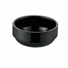 Dipschale 110 ml Melamin schwarz Ø 80 mm  H 35 mm Produktbild