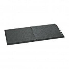 Fußbodenmatte-System Endstück schwarz | 78 cm  x 71 cm  H 1,2 cm | erweiterbar Produktbild 0 L