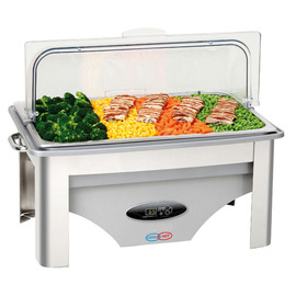 Chafing-Dish GN 1/1 COOL+HOT Rolldeckel 230 Volt 700 Watt L 610 mm H 450 mm Produktbild