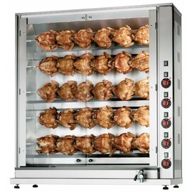 Hähnchengrill E-30P-S5 | 1160 mm  x 450 mm  H 1250 mm | 5 Spieße Produktbild