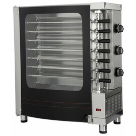 Churrasco Grill E7 | 690 mm  x 380 mm  H 840 mm | 7 Spieße Produktbild