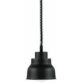 Wärmestrahler schwarz | Strahlfarbe weiß  Ø 255 mm Produktbild