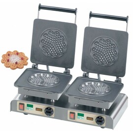 Waffeleisen Herzwaffel, klein II  | Waffelgröße Ø 150 x H 10 mm (2x)  | 4400 Watt 400 Volt Produktbild