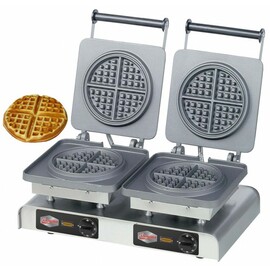 Waffeleisen eco Americano II antihaftbeschichtet  | Waffelgröße Ø 190 mm (2x)  | 4400 Watt 400 Volt Produktbild