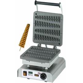 Waffeleisen antihaftbeschichtet  | Waffelgröße 60 x 230 x H 25 mm (4x)  | 2200 Watt 230 Volt Produktbild