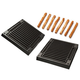 Backplattensatz SWiNG-BACKSYSTEM Waffel-Pommes antihaftbeschichtet | Waffelgröße 120 x Ø 12 mm (17x) Produktbild