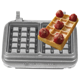 Backplatte Brüsseler Waffel  | Waffelgröße 165 x 105 x 28 mm (2x) Produktbild