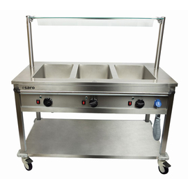 Bain Marie Trolley BT-2 passend für 2 x GN 1/1 - 150 mm | 2000 Watt Produktbild