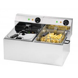 Fritteuse PROFRI 66 | 2 Becken 2 Körbe 12 ltr | 230 Volt 6,5 kW Produktbild