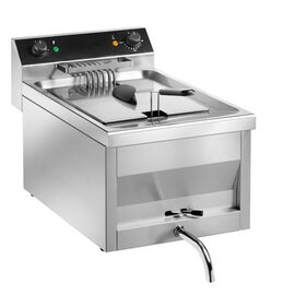 Friteuse GASTROLINE 12V | 1 Becken 1 Korb 12 ltr | 400 Volt 9 kW Produktbild